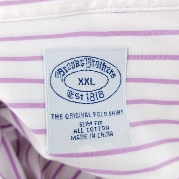 BROOKS BROTHERS Men's Slim Fit Long Sleeve XXL - Picture 7 of 7